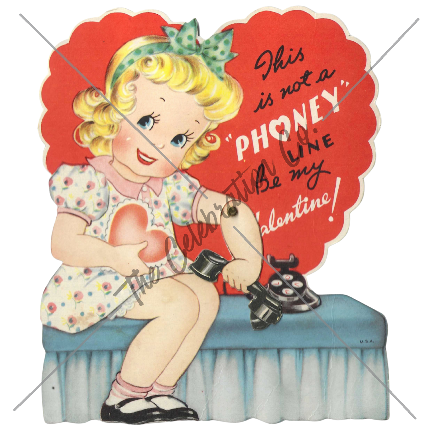 Vintage Valentines - Digital Download Collection-  Digital- The Celebration Co.