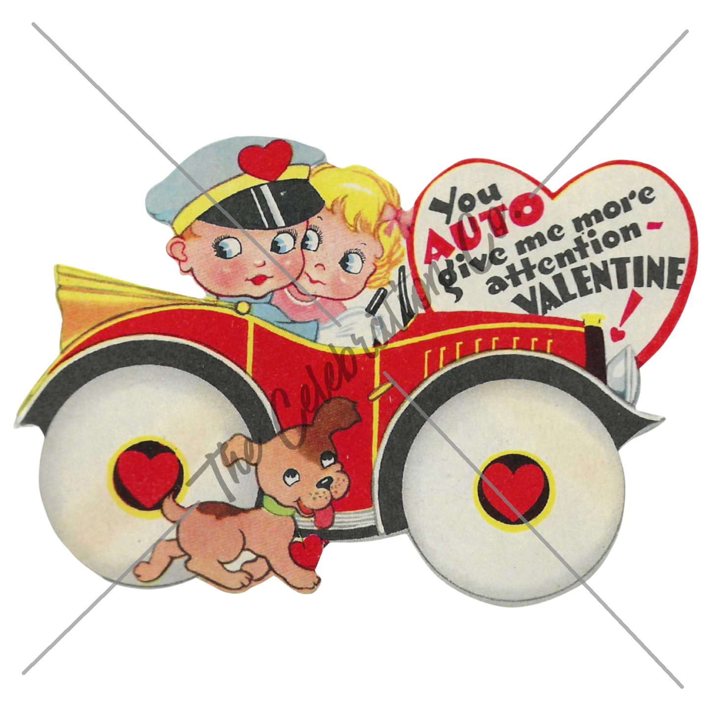 Vintage Valentines - Digital Download Collection-  Digital- The Celebration Co.