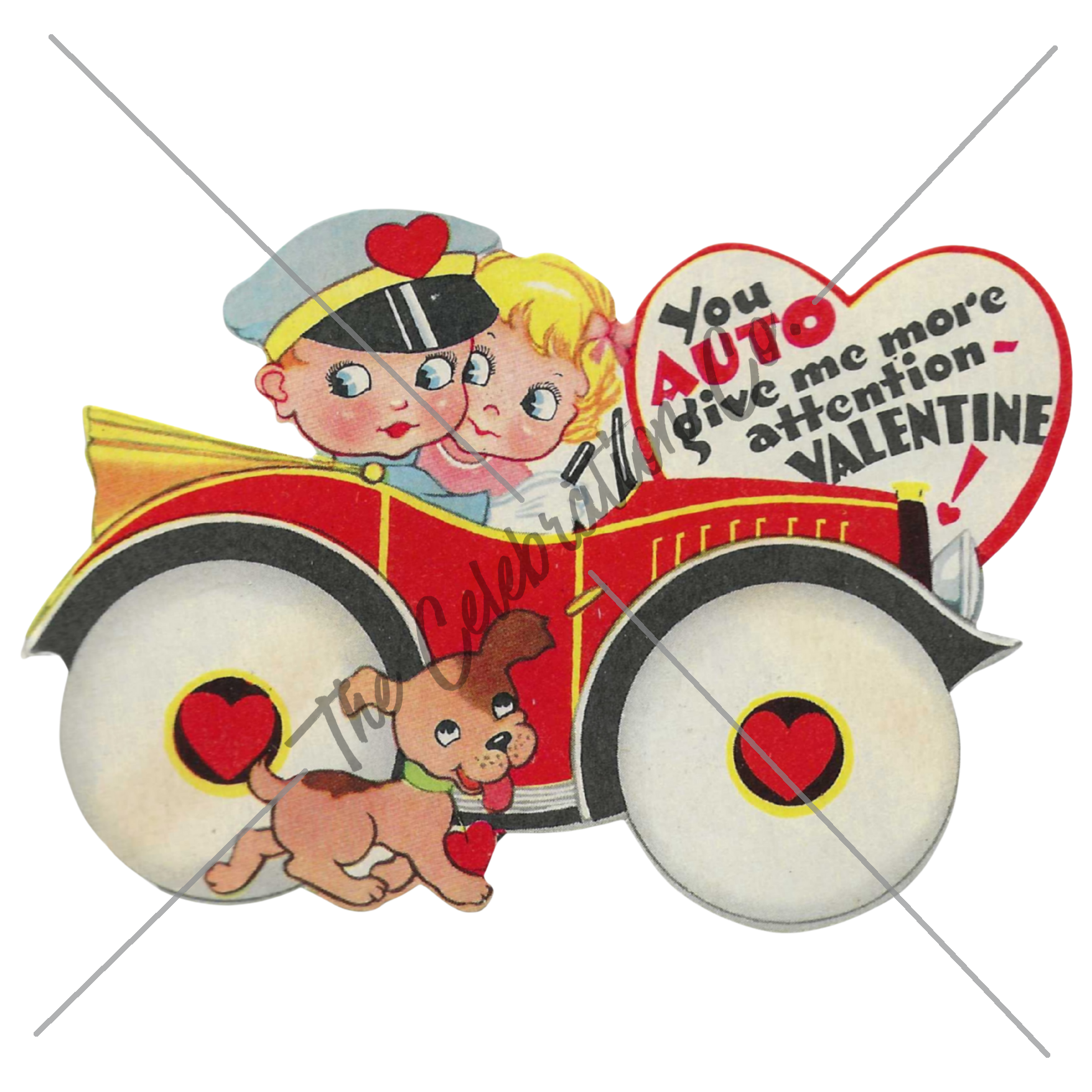 Vintage Valentines - Digital Download Collection-  Digital- The Celebration Co.