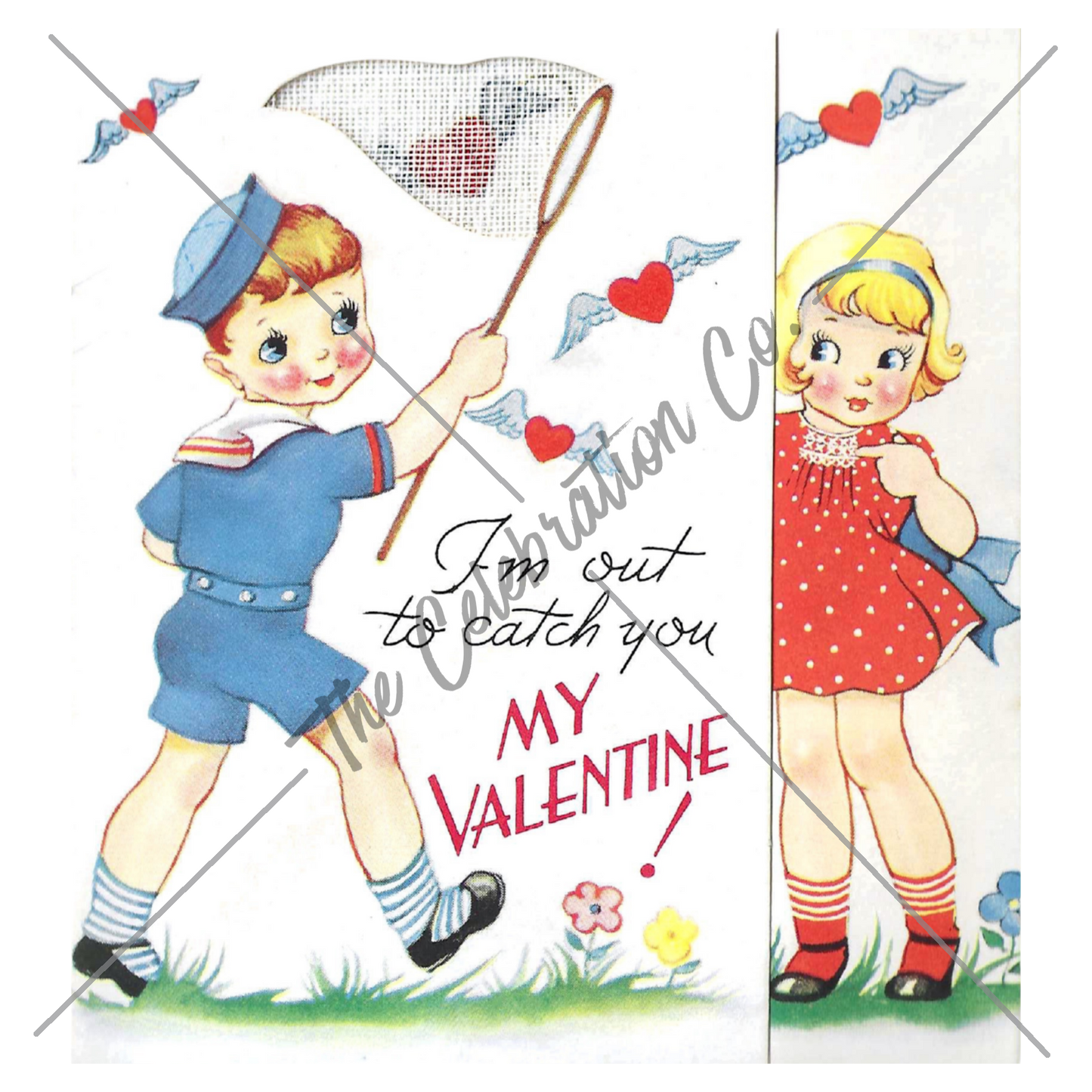 Vintage Valentines - Digital Download Collection-  Digital- The Celebration Co.