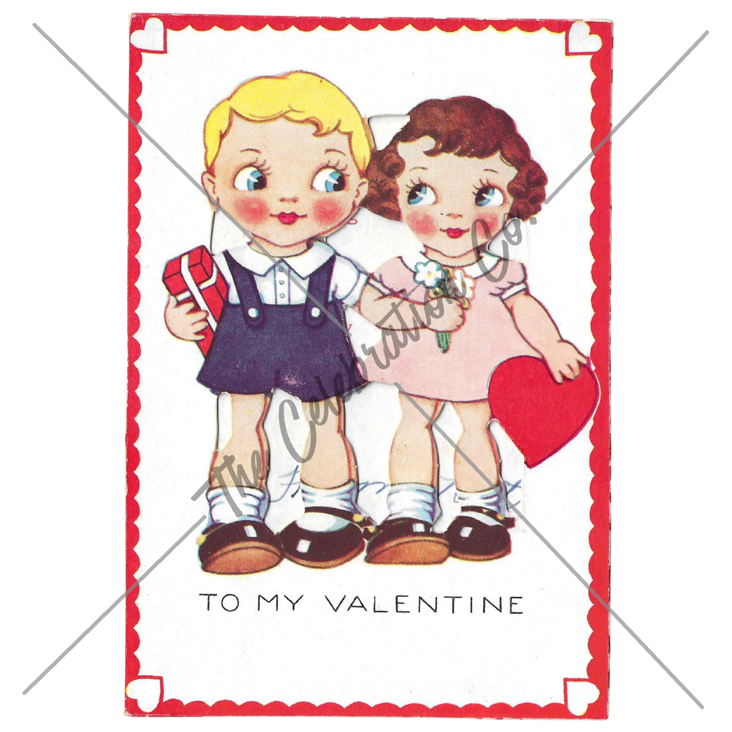 Vintage Valentines - Digital Download Collection-  Digital- The Celebration Co.