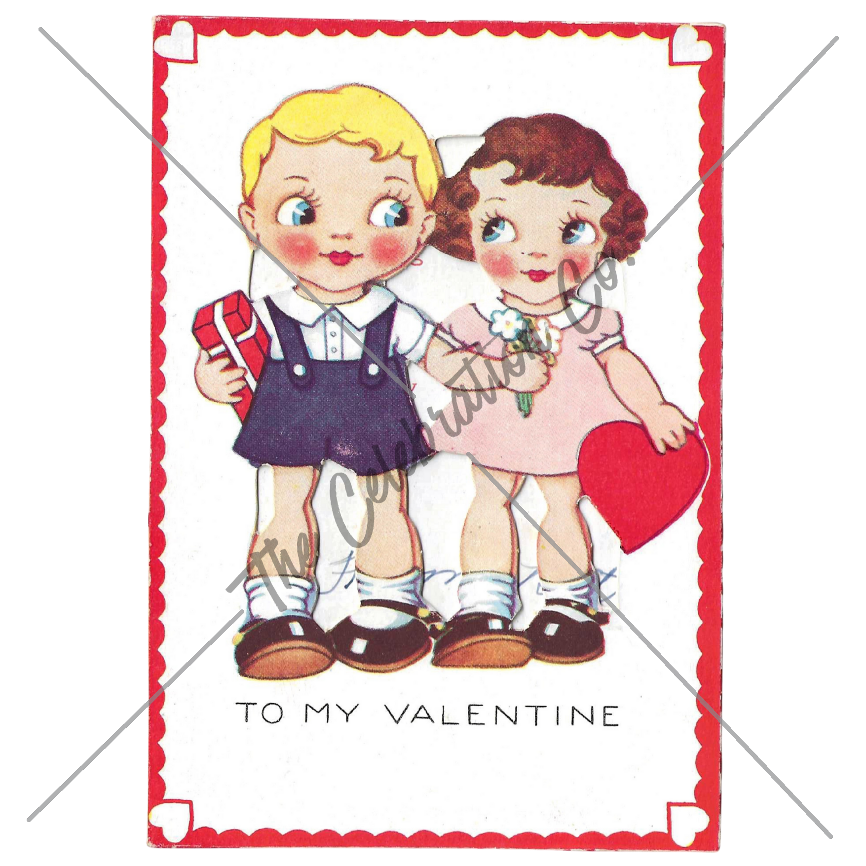 Vintage Valentines - Digital Download Collection-  Digital- The Celebration Co.