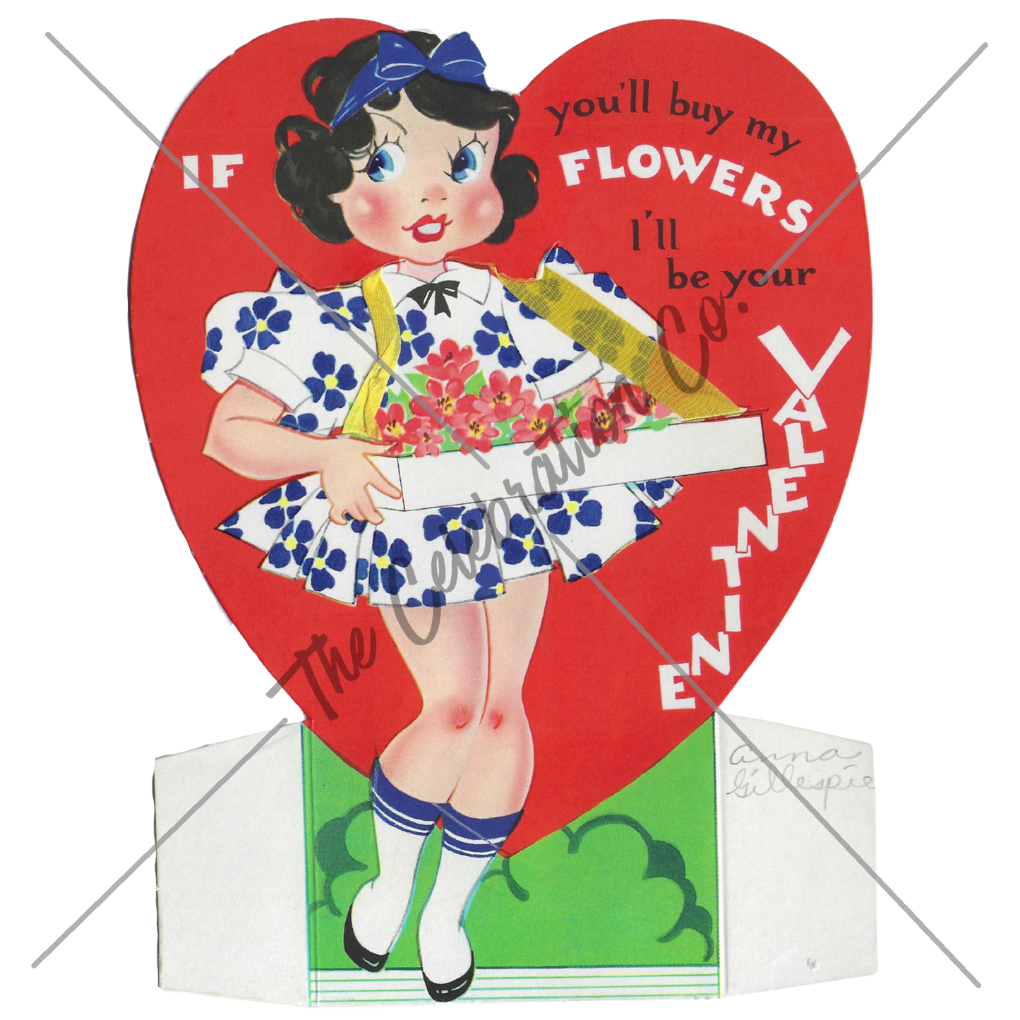 Vintage Valentines - Digital Download Collection-  Digital- The Celebration Co.