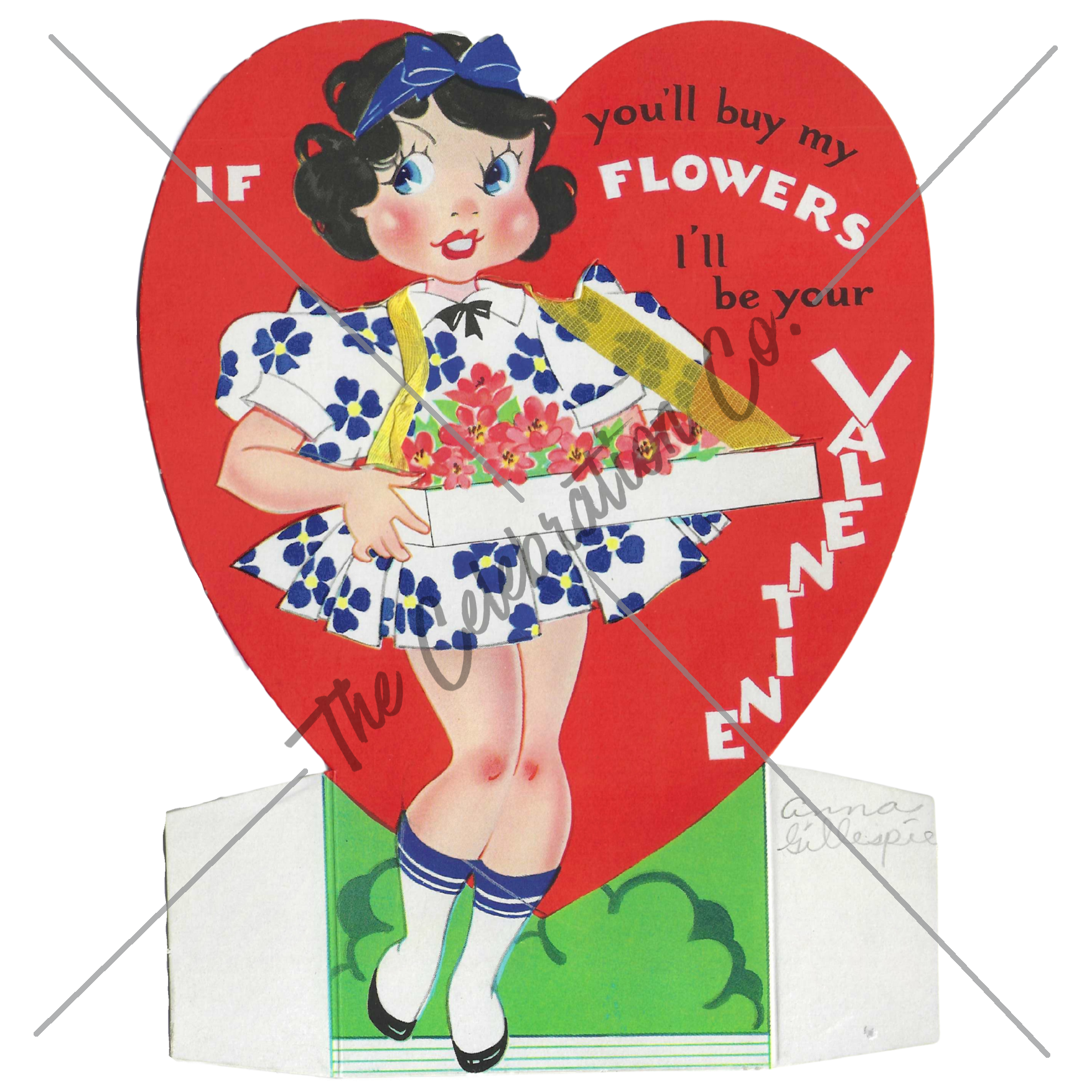 Vintage Valentines - Digital Download Collection-  Digital- The Celebration Co.