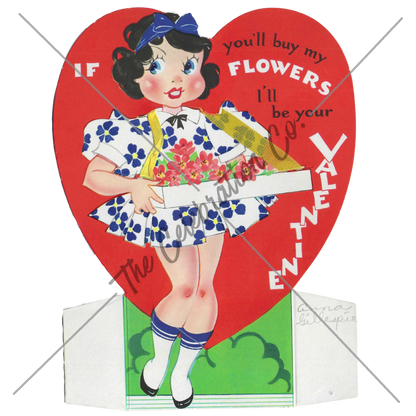 Vintage Valentines - Digital Download Collection-  Digital- The Celebration Co.