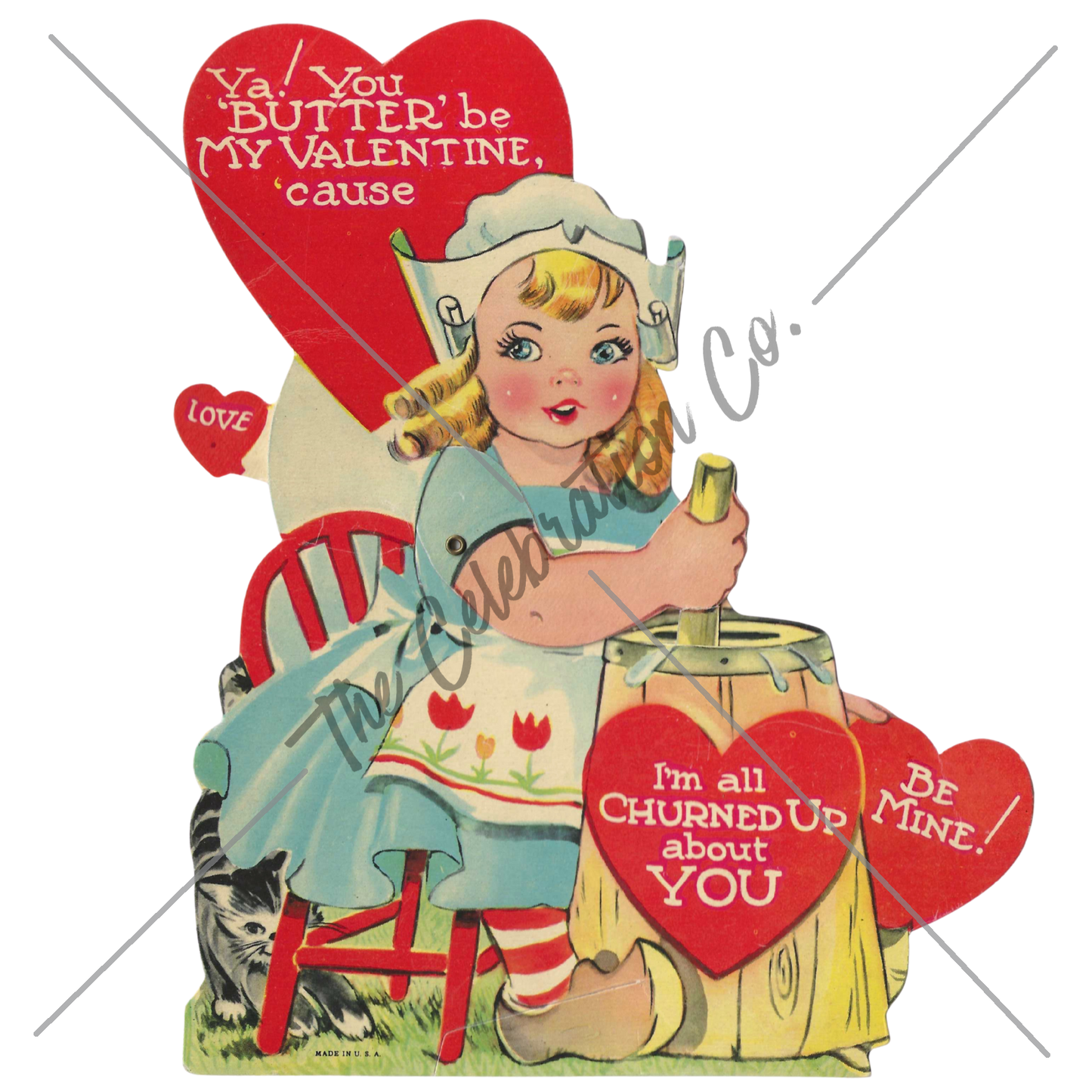 Vintage Valentines - Digital Download Collection-  Digital- The Celebration Co.