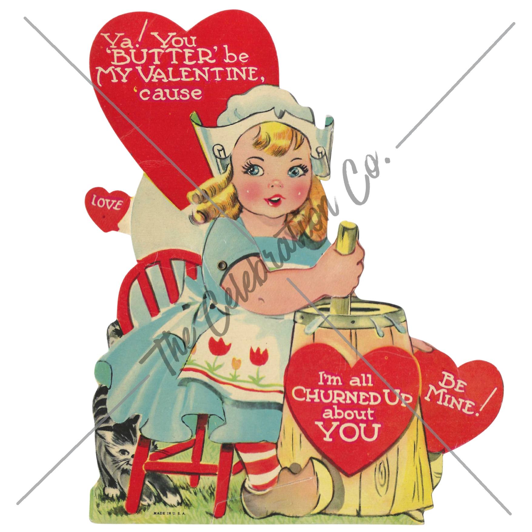Vintage Valentines - Digital Download Collection-  Digital- The Celebration Co.