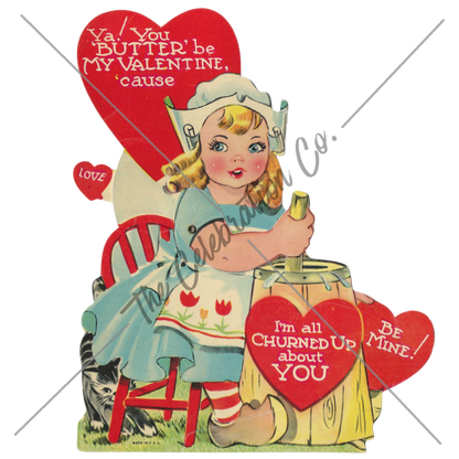 Vintage Valentines - Digital Download Collection-  Digital- The Celebration Co.