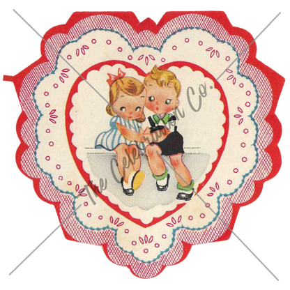 Vintage Valentines - Digital Download Collection-  Digital- The Celebration Co.