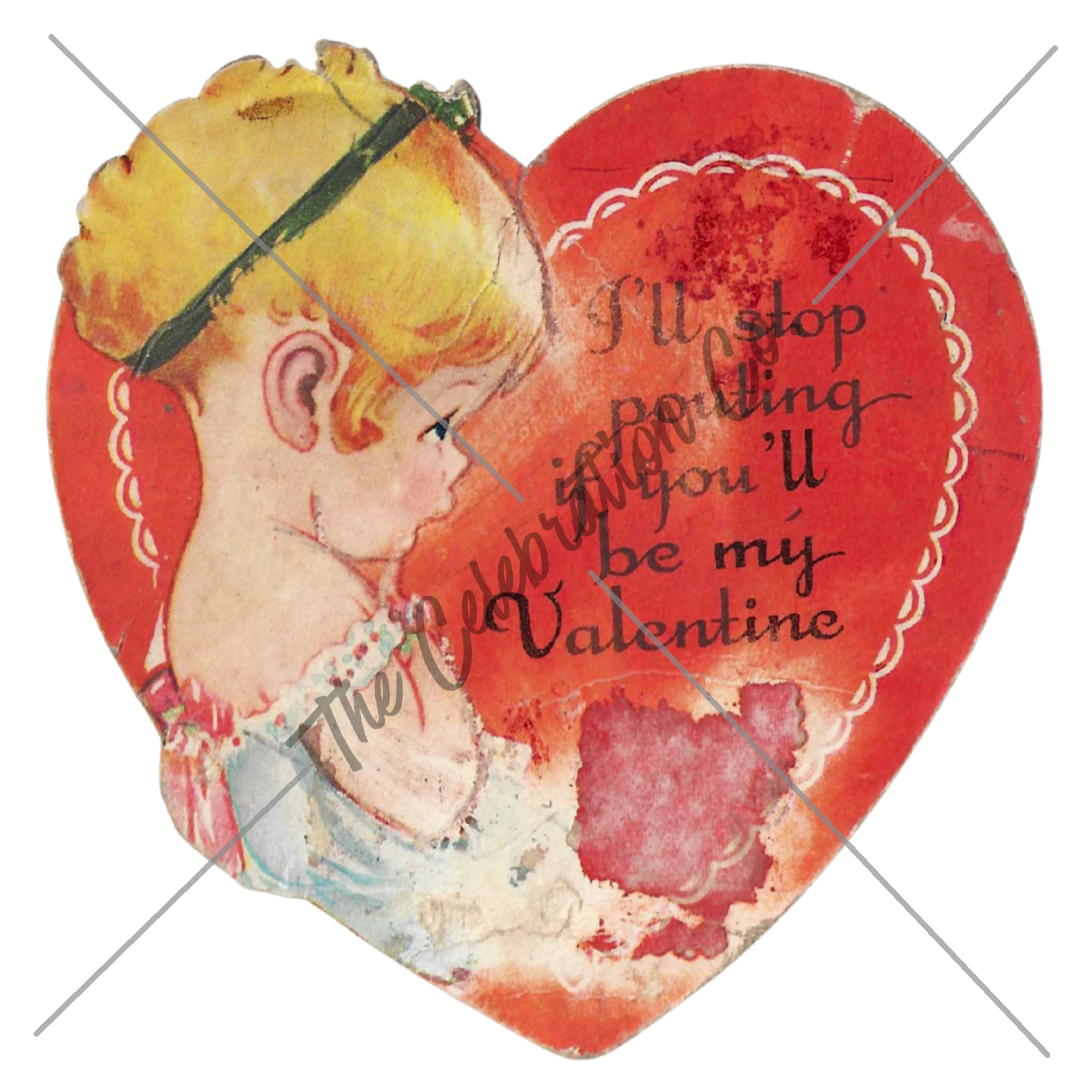 Vintage Valentines - Digital Download Collection-  Digital- The Celebration Co.