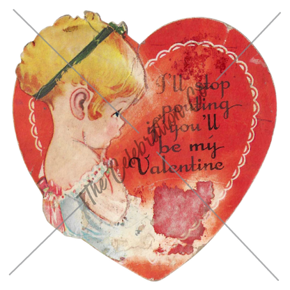Vintage Valentines - Digital Download Collection-  Digital- The Celebration Co.