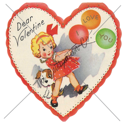 Vintage Valentines - Digital Download Collection-  Digital- The Celebration Co.