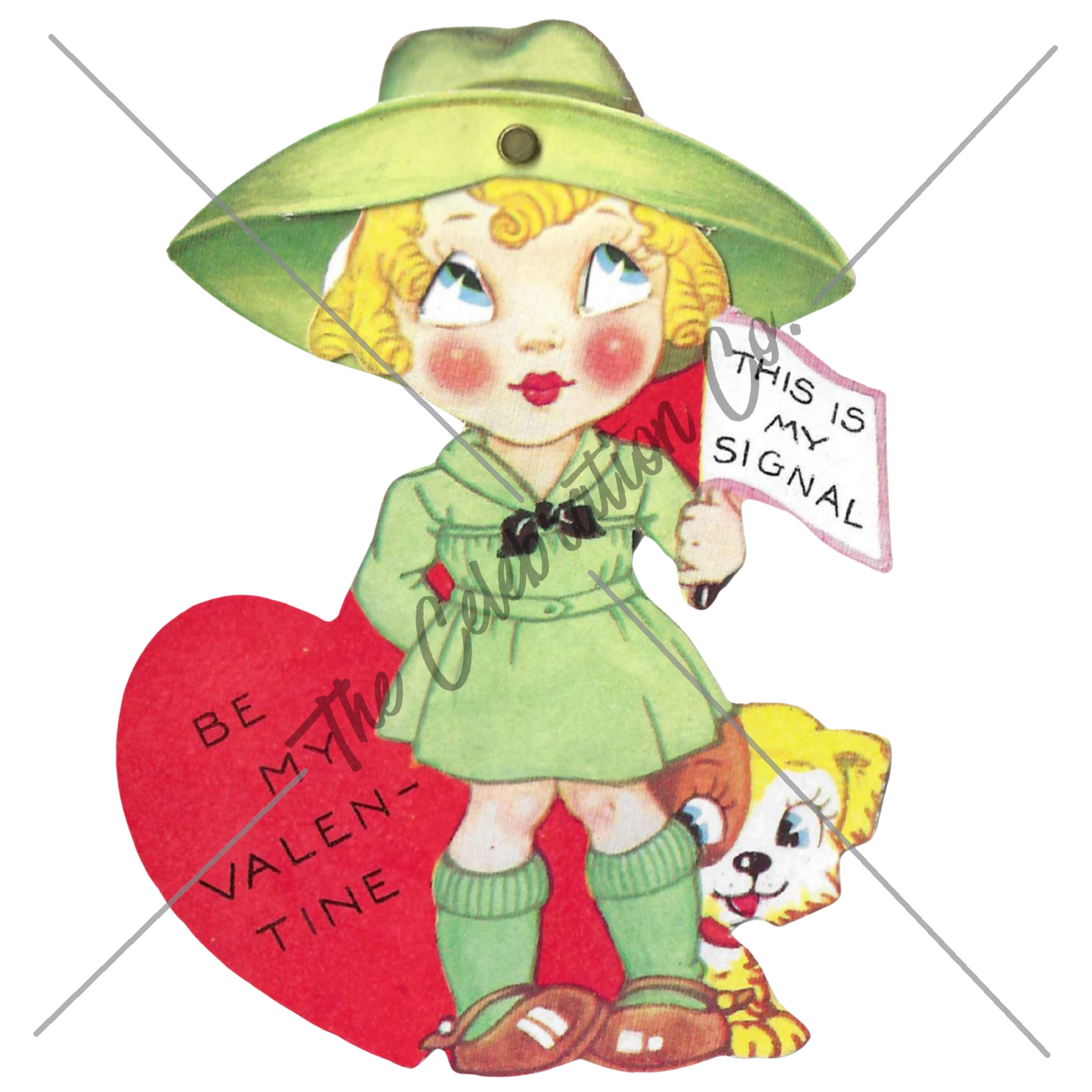 Vintage Valentines - Digital Download Collection-  Digital- The Celebration Co.