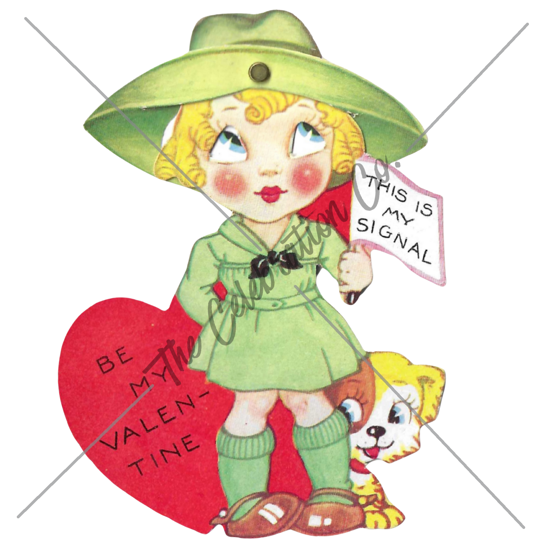 Vintage Valentines - Digital Download Collection-  Digital- The Celebration Co.