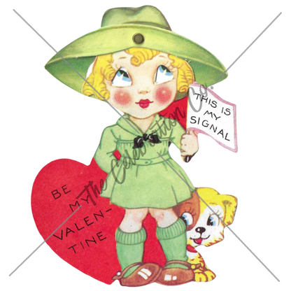 Vintage Valentines - Digital Download Collection-  Digital- The Celebration Co.