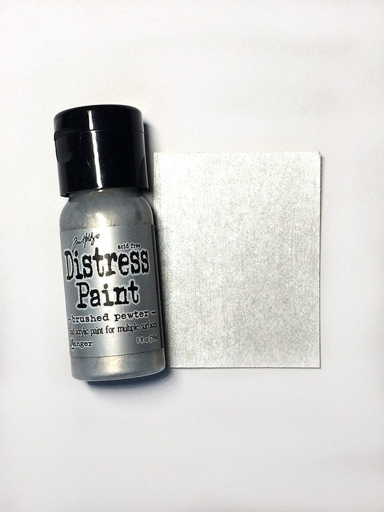 Tim Holtz Distress® Flip Top Paint Tarnished Brass-  Paints & Mediums- The Celebration Co.