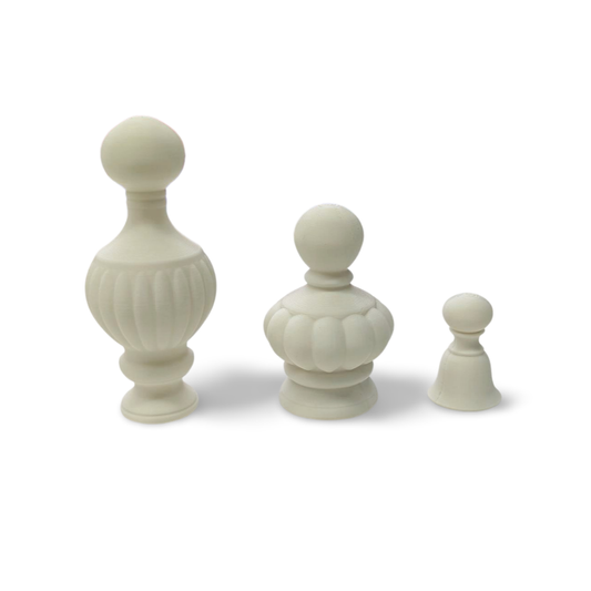 Finials – Tapered Decorative Accent (Choose from 3 Options)