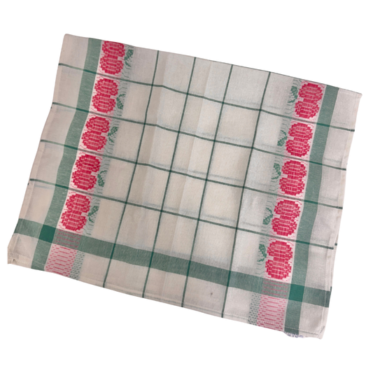 Vintage Tea Towel (Apple Motif)