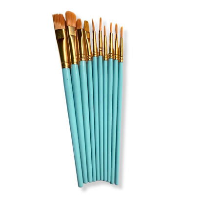 10-Pack Paint Brushes