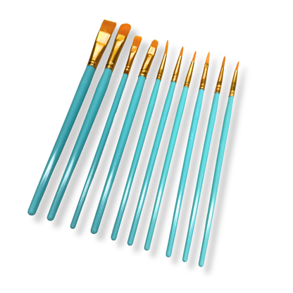 10-Pack Paint Brushes