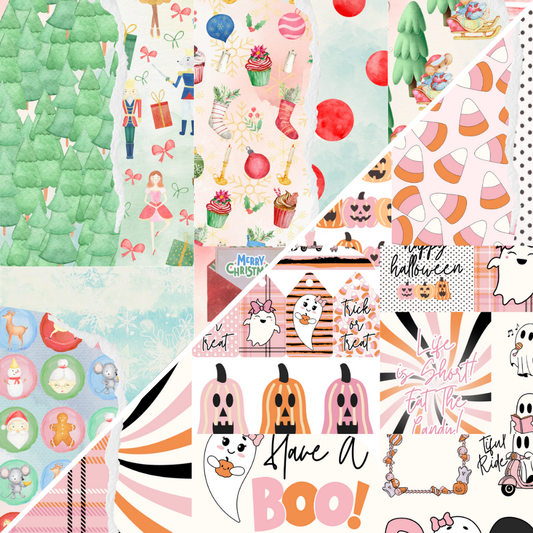 Digital Vault: Boo-tiful Night & Watercolor Christmas - 10/23