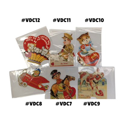 Vintage 1940s Valentines —  Die Cut Collection