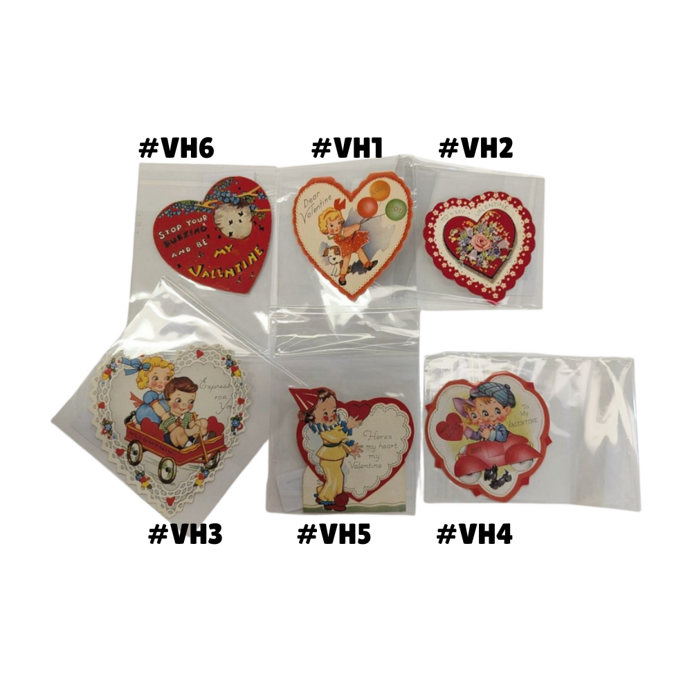 Vintage 1940s Valentines —  Die Cut Collection
