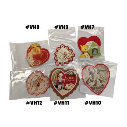 Vintage 1940s Valentines —  Die Cut Collection