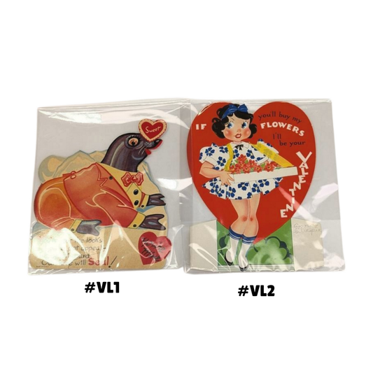 Vintage 1940s Valentines —  Large Card
