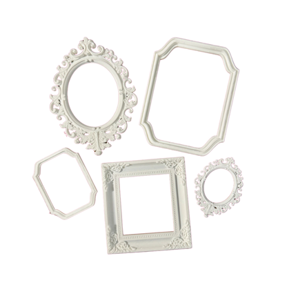 Vintage Style Frames – Set of 5-  3D- The Celebration Co.