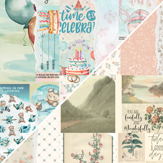 Digital Vault: Let's Celebrate & Vintage Garden - 02/25