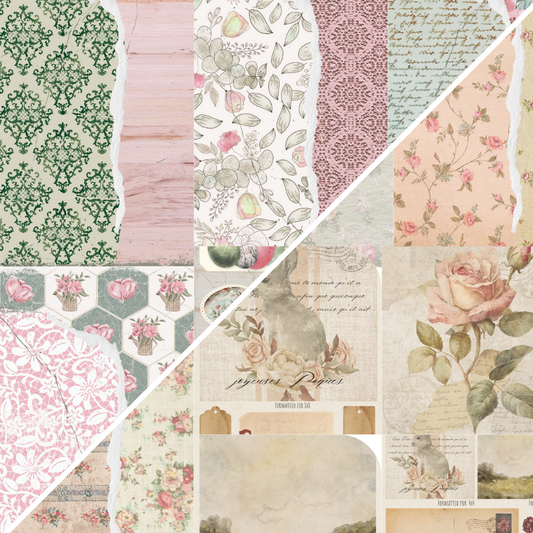 Digital Vault: Vintage Romance & Lucky Bunny - 03/24