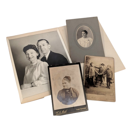 Vintage Photograph Cabinet Cards