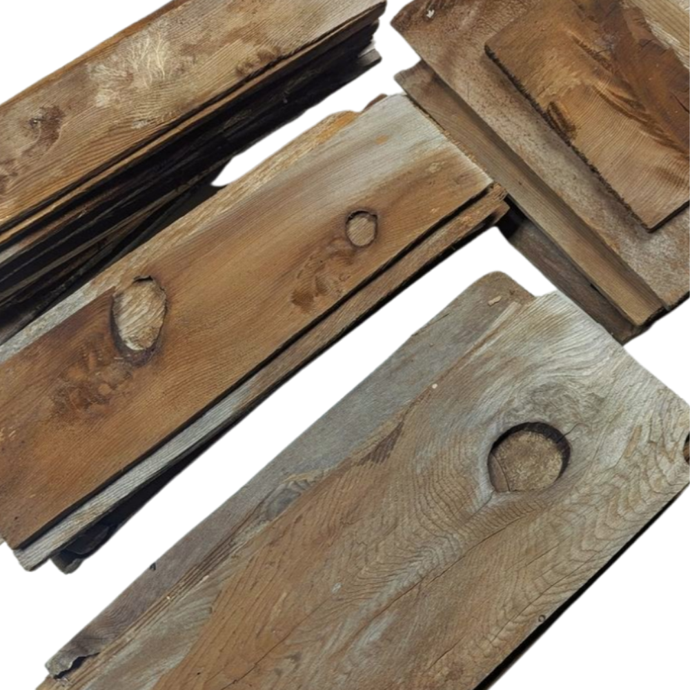 Vintage Reclaimed Wood Shingles-  vintage- The Celebration Co.