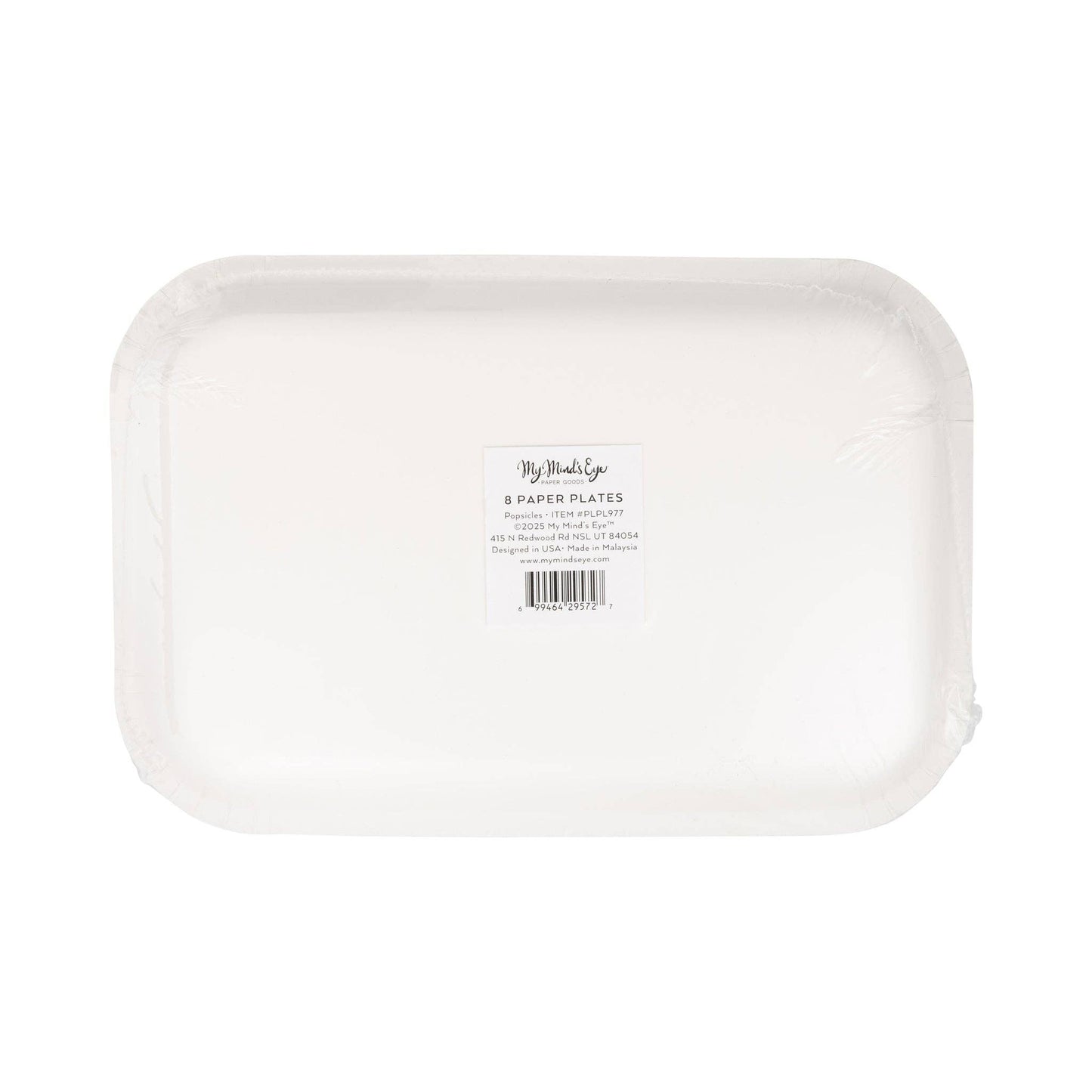 Popsicle Plate (Package of 8)-  Party- The Celebration Co.