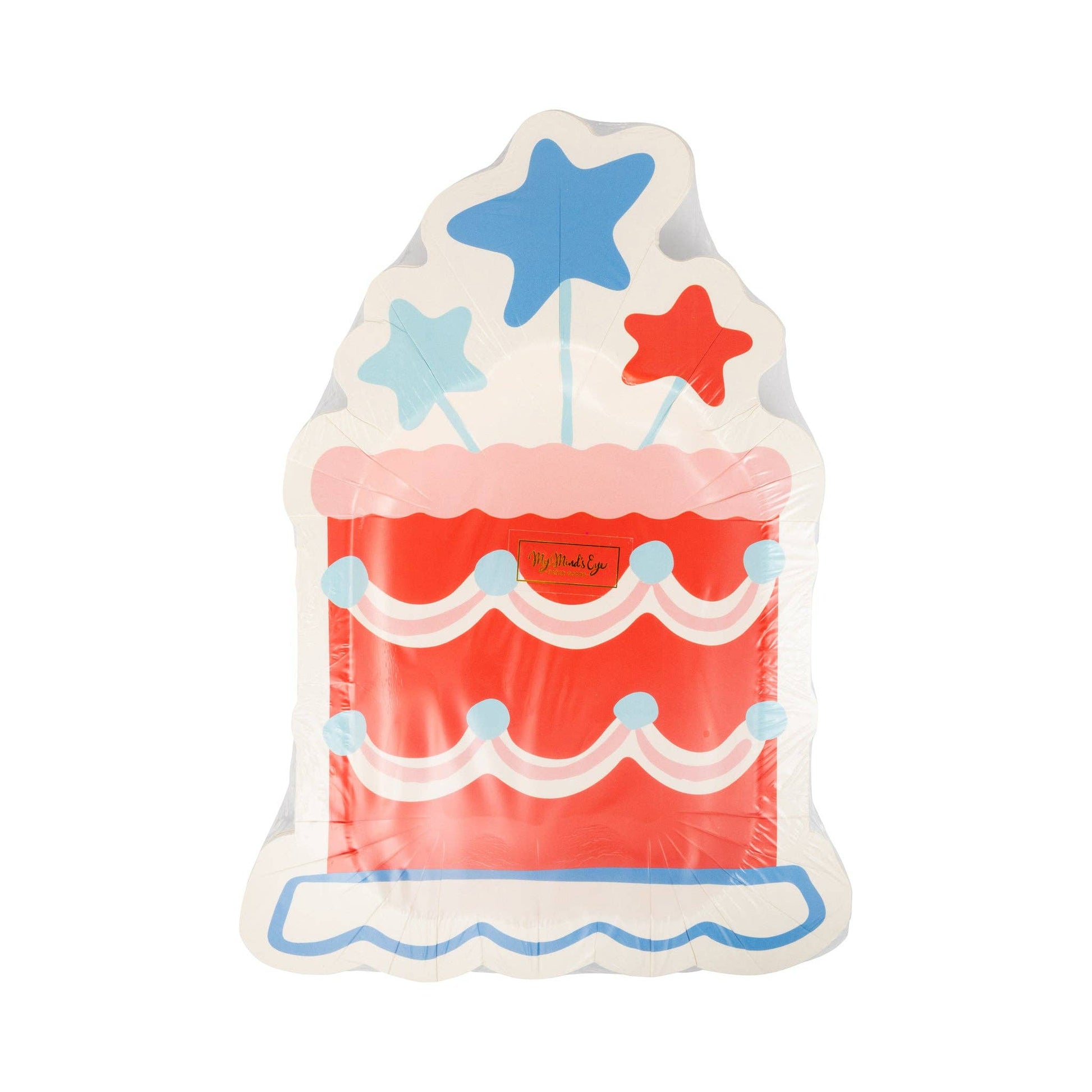 Summer Cake Shaped 11" Paper Plate-  Party- The Celebration Co.