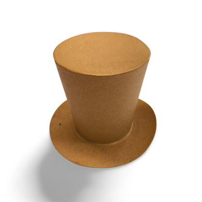 Paper Mache Top Hat - 7.5" Tall