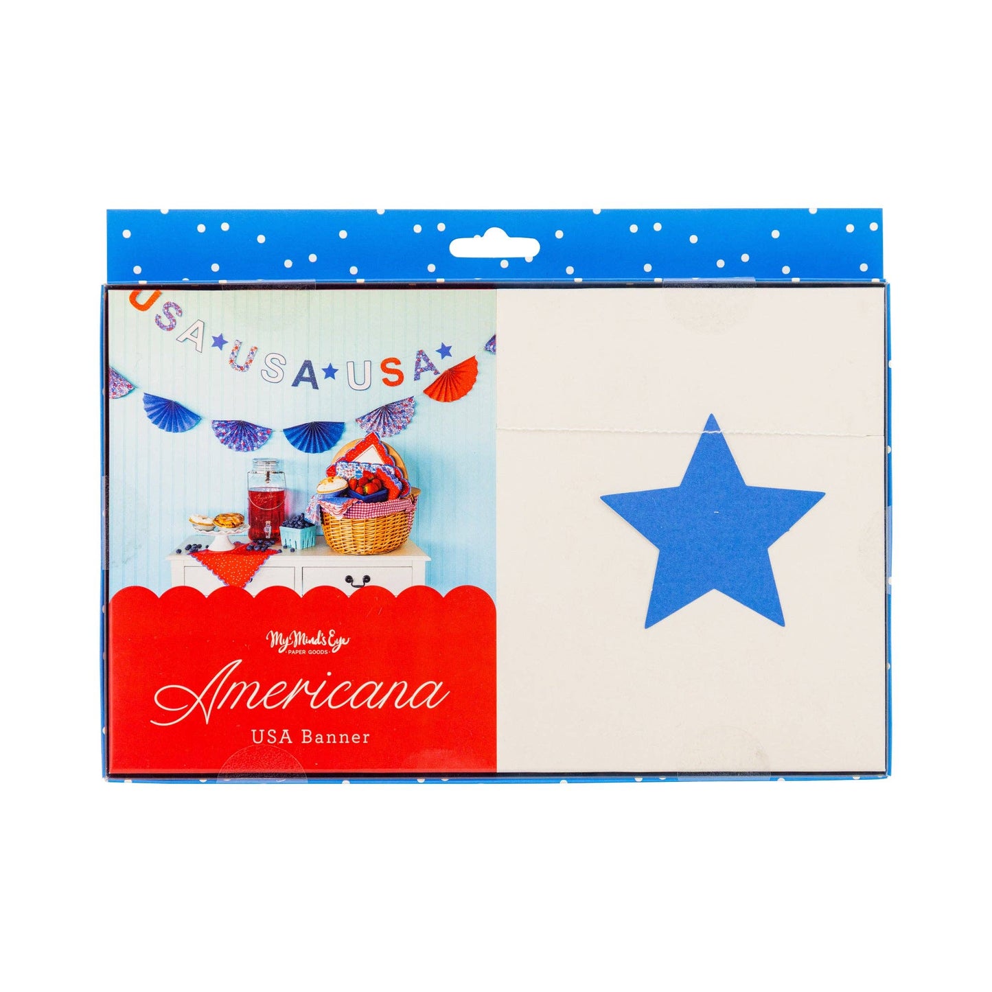 Floral USA Banner-  Party- The Celebration Co.