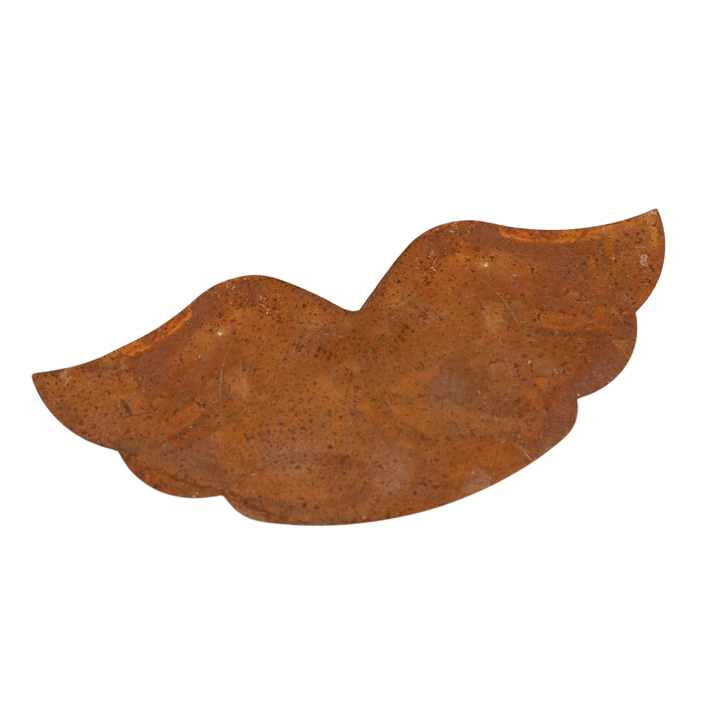 Rusty Tin Angel Wing Cutout-  Embellishments- The Celebration Co.