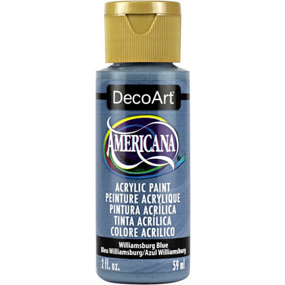 DecoArt Americana Acrylic Paint - 2 oz. - BLUES & PURPLES-  Paints & Mediums- The Celebration Co.